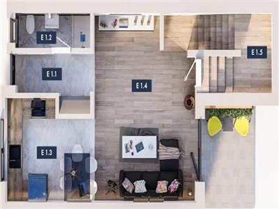 Triplex cu 4 camere in Dumbravita