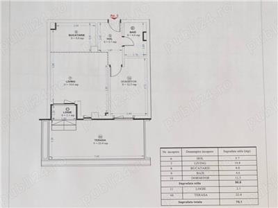 Apartament cu 2 camere in zona Torontalului, Complex Campeador City